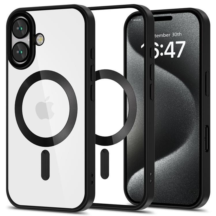 Tech-Protect iPhone 16 Mobilskal Magsafe Magflex - Satin Svart | 2353 | AlltMobil