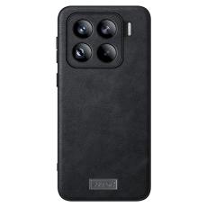 SULADA - SULADA Mobilskal till Xiaomi 15 Pro PU L&auml;der + TPU + PC Bak - Svart