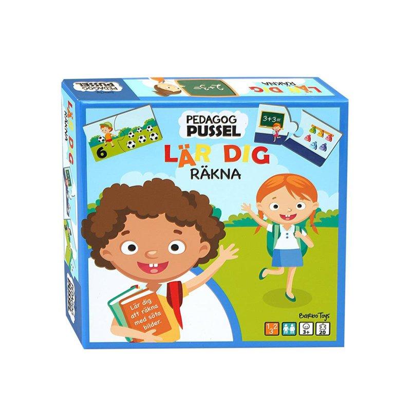 BARBO Pussel Classic Pedagog Pussel Lär Dig Räkna (SE)