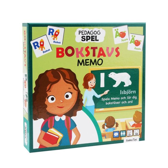 BARBO - BARBO Spel Classic Pedagog Spel Bokstavsmemo (SE)