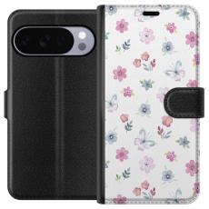 iSecrets - Plånboksfodral till Google Pixel 10 Pro med Blommor och fjärillar