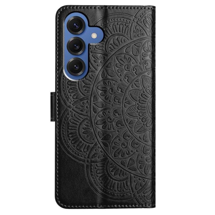 OEM - Mobilfodral för Samsung Galaxy S26 Plus Konstläder med kortfack - Svart