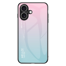 A-One Brand - iPhone 17 Mobilskal Anti-Scratch - Gradient Rosa/Blå
