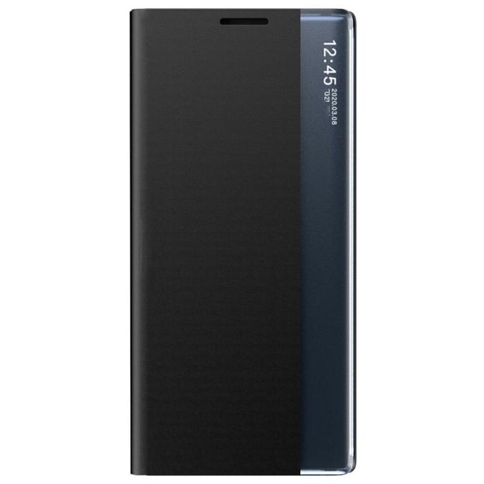 OEM - Mobilfodral för Samsung Galaxy S26 Med fönster och ställ - Svart
