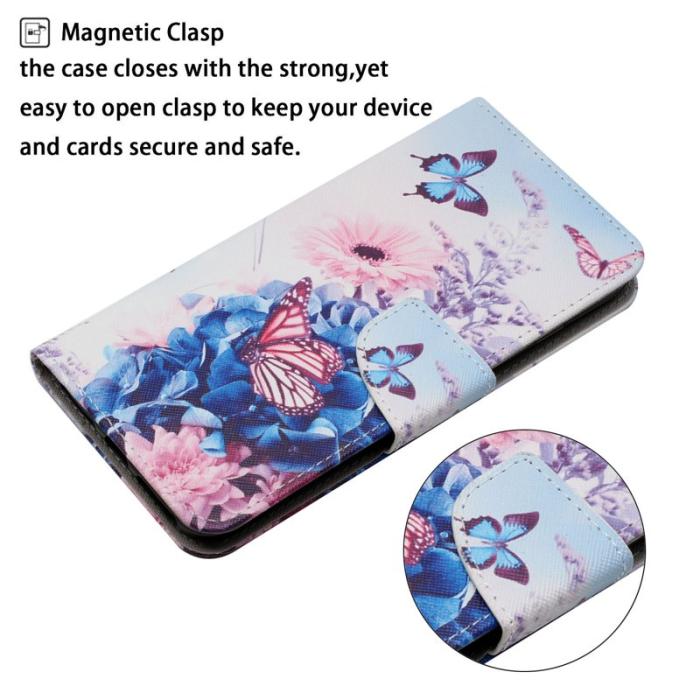 OEM - Mobilfodral för Samsung Galaxy S26 Ultra Konstläder - Lila fjäril