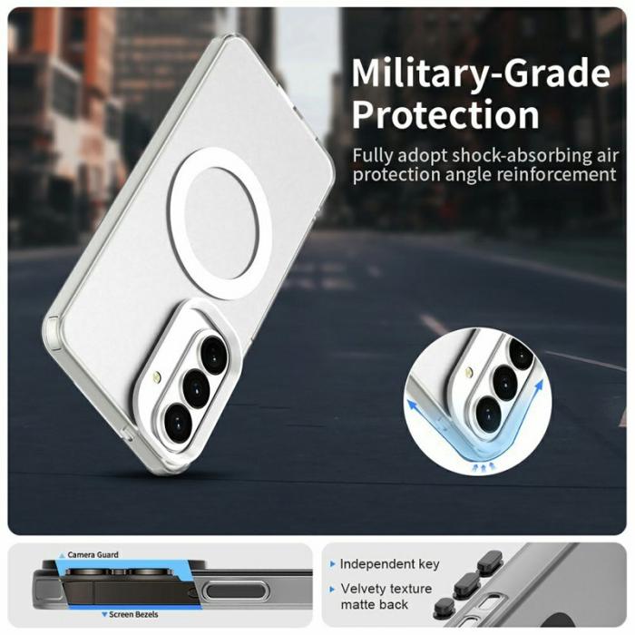 OEM - Mobilskal för Samsung Galaxy S26 Magnetiskt Anti Drop - Vit