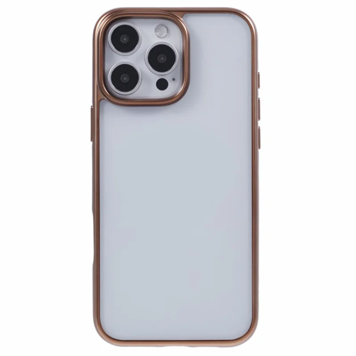 KIGC - KIGC iPhone 16 Pro Max Mobilskal Ice Silk - Guld