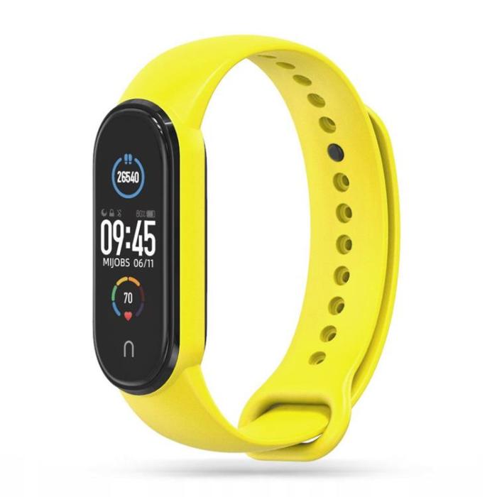 UTGATT1 - Xiaomi Mi Smart Band 5/6/6 NFC/7 Strap Iconband - Gul