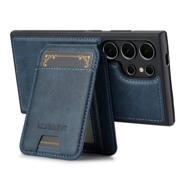 LC.imeeke - LC.IMEEKE Mobilskal för Samsung Galaxy S26 Ultra Magnetiskt Konstläder - Blå