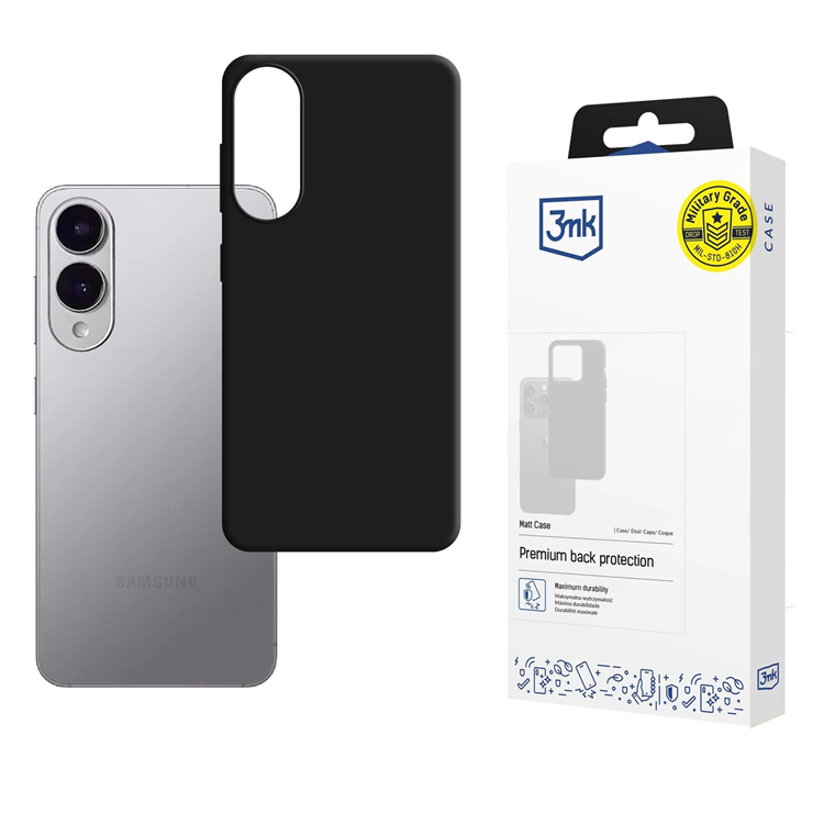 3MK Mobilskal till Galaxy S25 Edge Matt - Svart | 2353 | AlltMobil