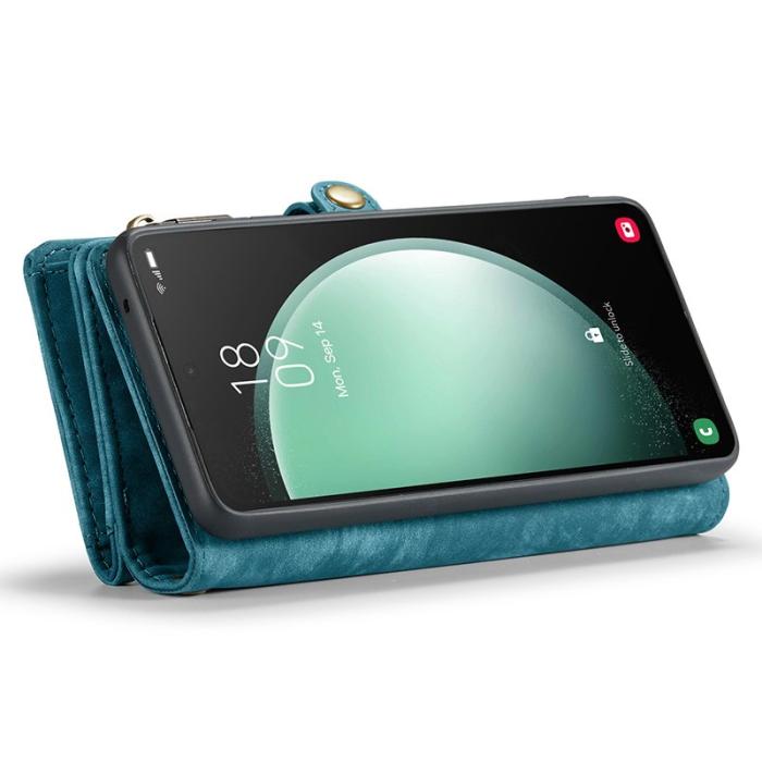 Caseme - CASEME 008 Plånboksfodral till Samsung Galaxy S23 FE Konstläder - Blå