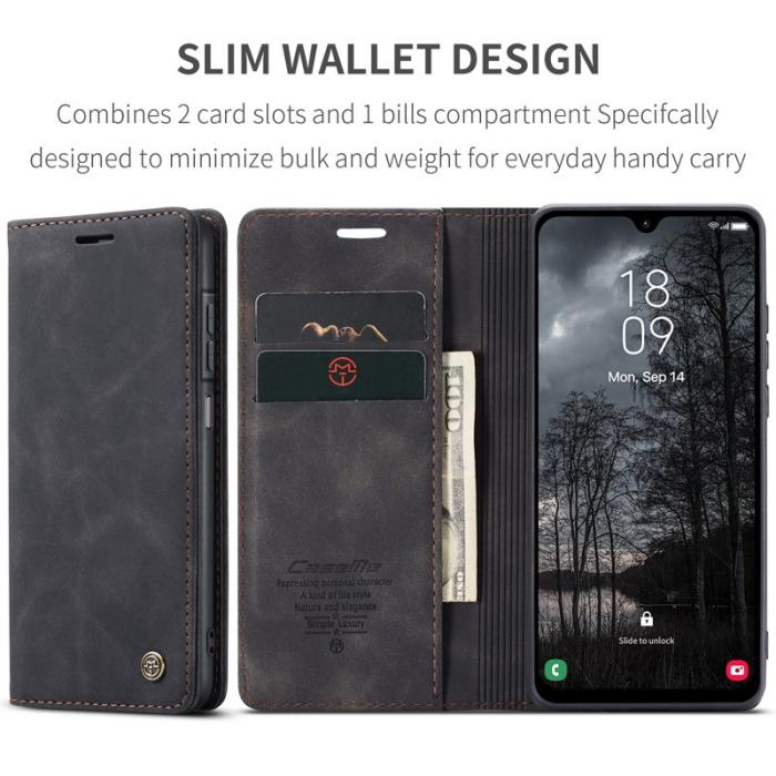 Caseme - CASEME 013 Plånboksfodral för Samsung Galaxy A17 5G/4G - Svart