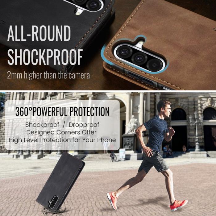 Caseme - CASEME 013 Plånboksfodral för Samsung Galaxy A17 5G/4G - Svart
