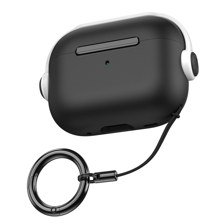 AHASTYLE AirPods Pro/Pro 2 Skal Bluetooth WG109 (Svart + Vit) | 5566 | AlltMobil
