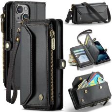 Caseme - CASEME Pl&aring;nboksfodral Konstl&auml;der f&ouml;r iPhone 13 mini - Svart