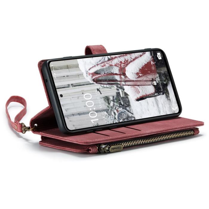 Caseme - CASEME Galaxy A53 5G Plånboksfodral C30 Zipper - Röd