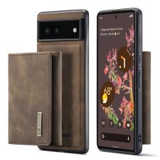 DG.MING - DG.MING Konstl&auml;der Pl&aring;nboksfodral f&ouml;r Google Pixel 7 5G - Brun