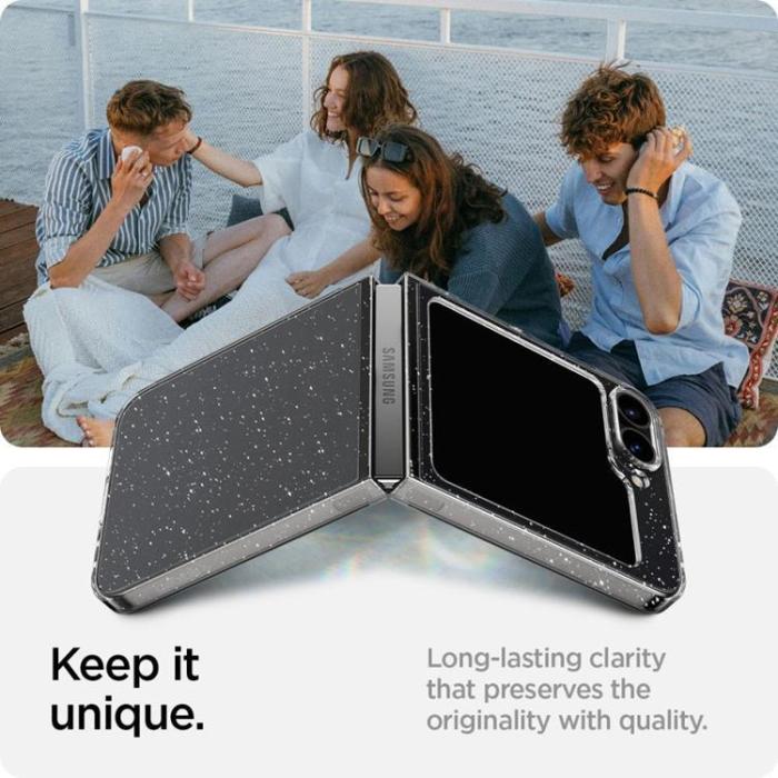 UTGATT - Spigen Galaxy Z Flip 6 Mobilskal Airskin - Glitter Crystal