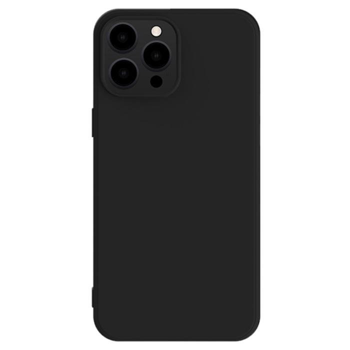 X-Level - X-LEVEL Mobilskal till iPhone 15 Pro Max Liquid Silicone - Svart