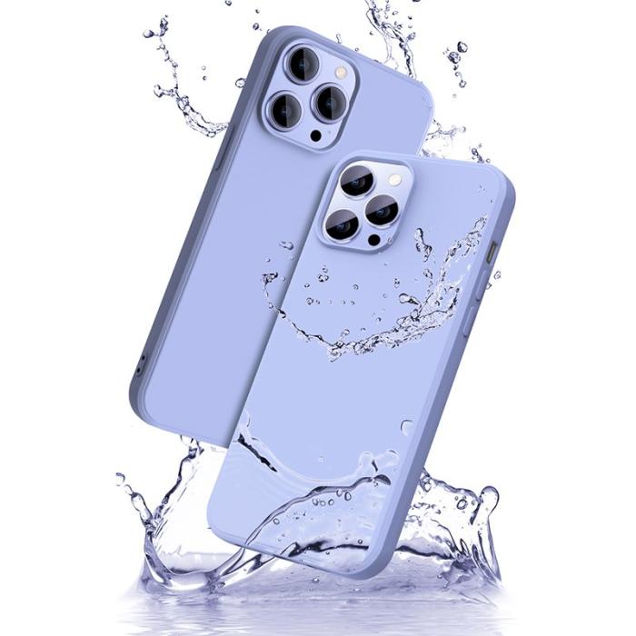 X-Level - X-LEVEL Mobilskal till iPhone 15 Pro Max Liquid Silicone - Svart
