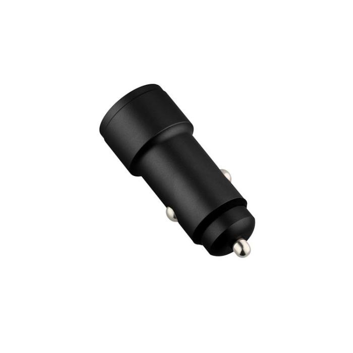 QUALO - QUALO Billaddare 38W 1xUSB-C 1xUSB-A Aluminium QLS-AC-38 - Svart