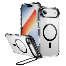 A-One Brand - iPhone 17 Air Mobilskal MagSafe Kickstand - Svart