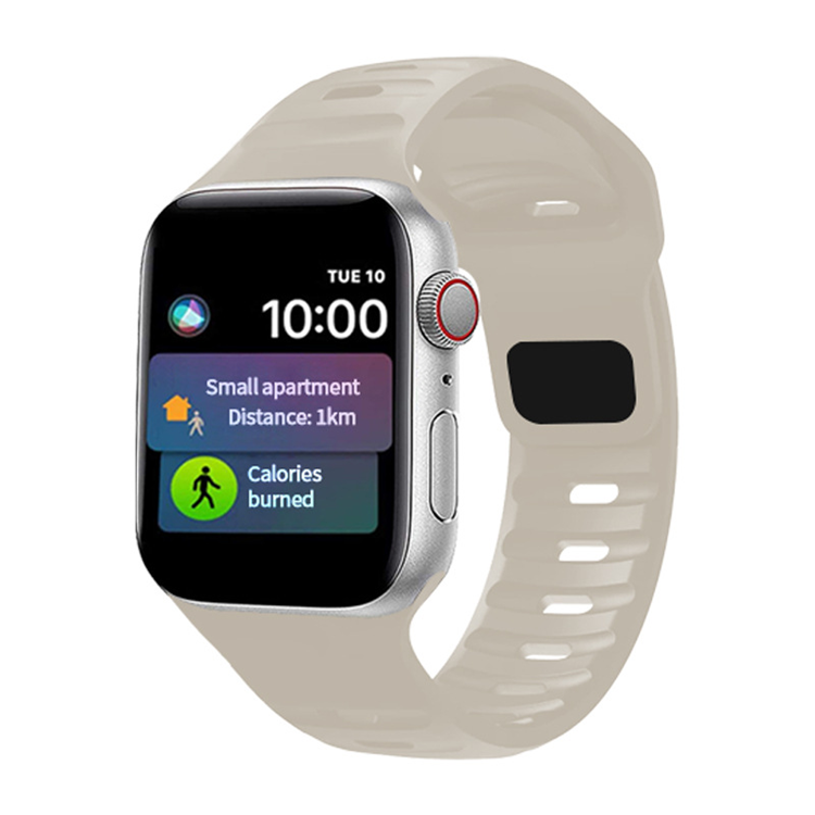 Apple Watch 7/8/SE/Ultra (38/40/41mm) Armband Iconic - Beige | 5123 | AlltMobil