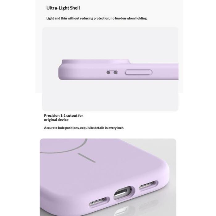 A-One Brand - iPhone 16 Mobilskal MagSafe Liquid Silikon