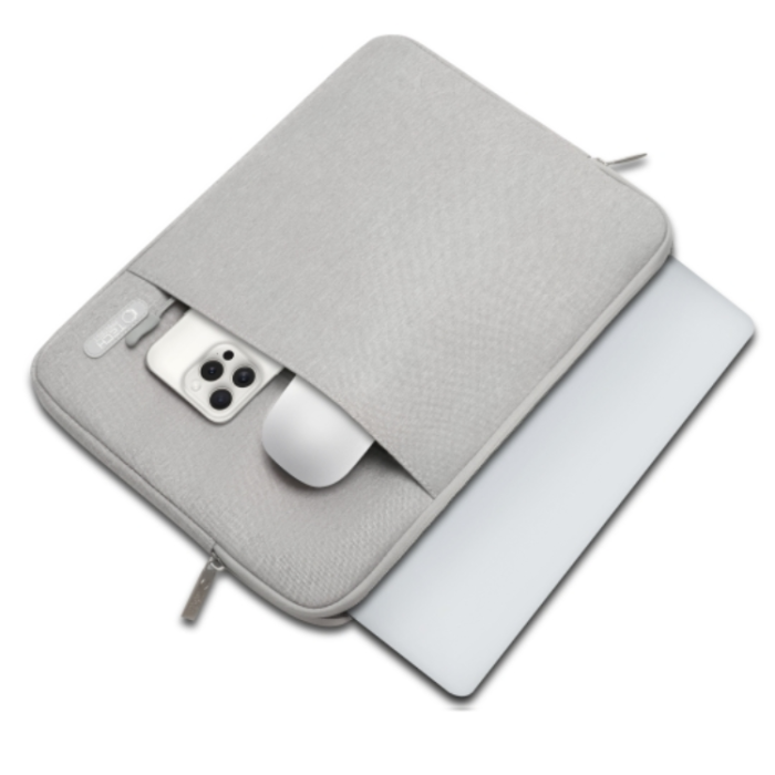Tech-Protect - Tech-Protect Laptop 15-16 Datorfodral Sleevy - Crayon Grå