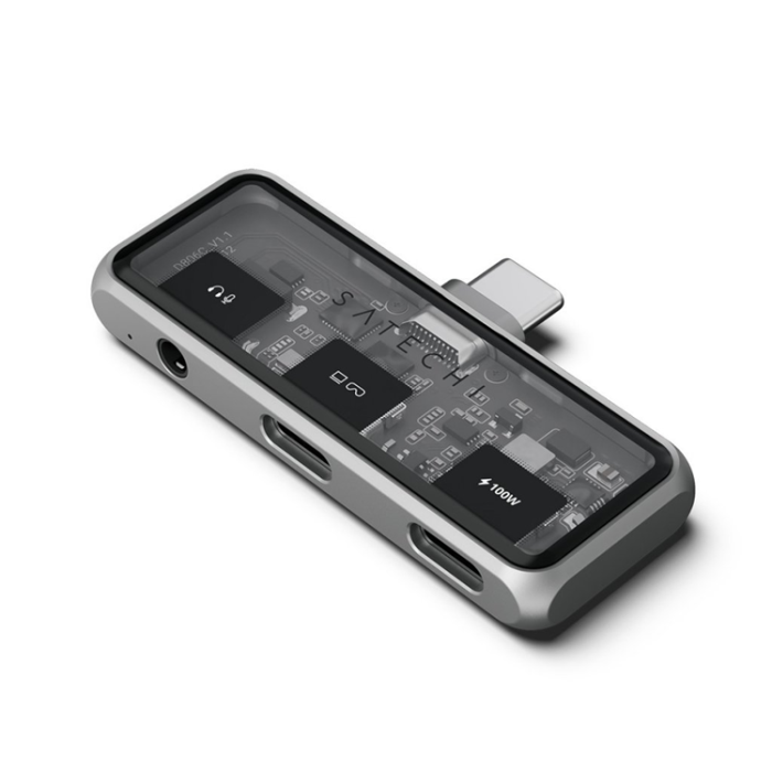 Satechi - Satechi Mobile XR Hub med ljud - rymdgrå