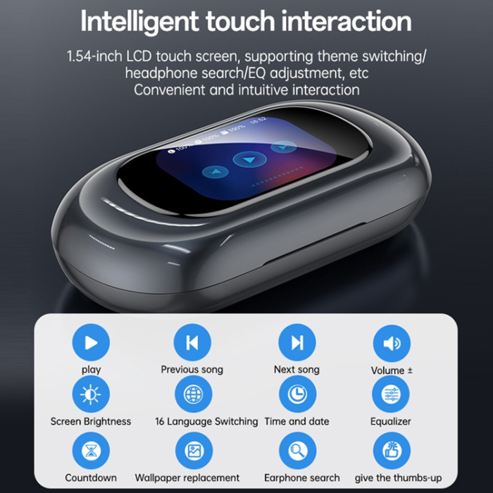 Yesido - YESIDO ENC Trådlösa Hörlurar Bluetooth Open Ear YSP26