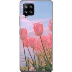 iSecrets - Mobilskal till Samsung Galaxy A42 5G med Rosa Tulpaner
