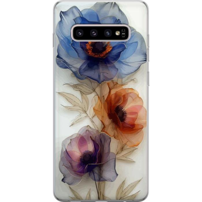 iSecrets - Mobilskal till Samsung Galaxy S10+ med Silkesblommor