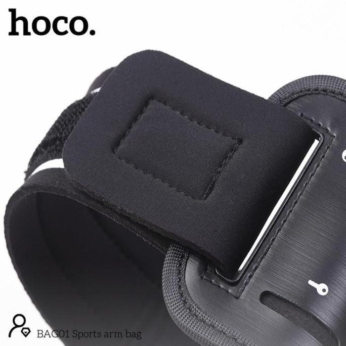 Hoco - Hoco Sportarmband för Mobil BAG01 - Svart