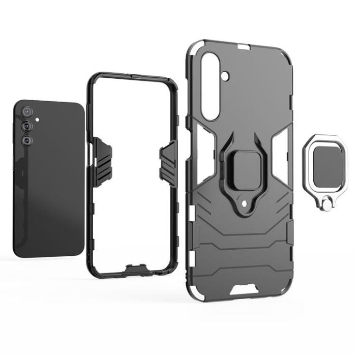 OEM - Galaxy A24 4G Mobilskal Magnetic Ring Hållare - Svart