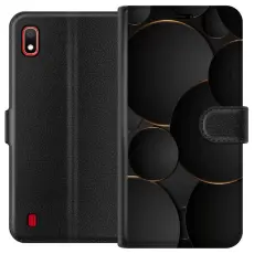 Gustaf - Pl&aring;nboksfodral till Samsung Galaxy A10 med Lyxig Cirklar