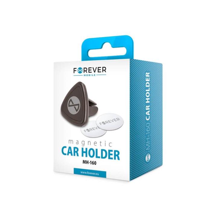 Forever - Forever Bilhållare för Luftventil Magnetisk MH-160 - Svart