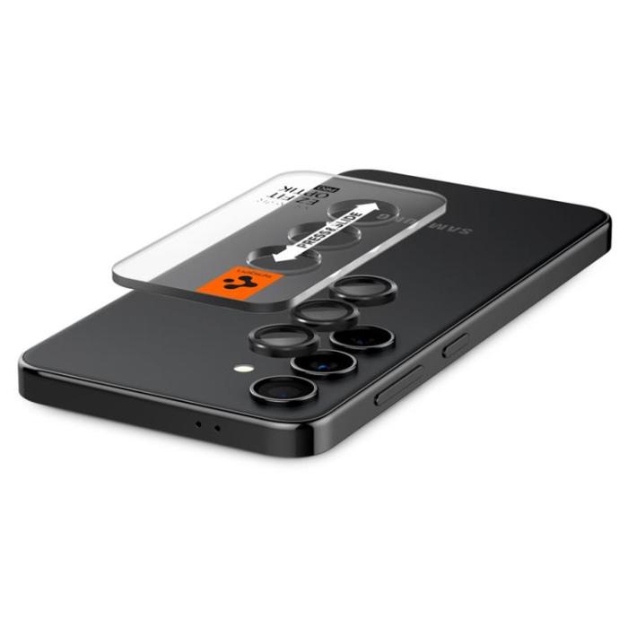 Spigen - [2-Pack] Spigen Galaxy S23 FE Kameralinsskydd Härdat glas EZ-Fit