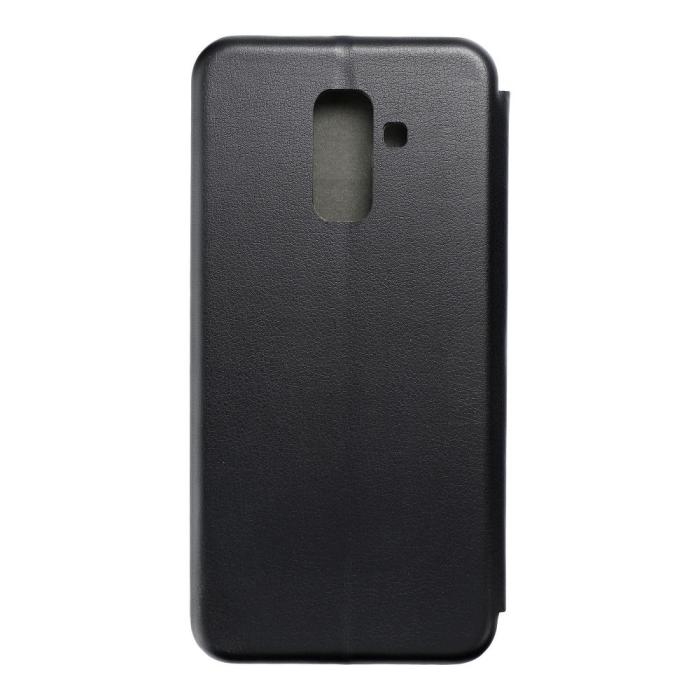 UTGATT1 - Galaxy A6 Plus (2018) Plånboksfodral Forcell Elegance - Svart