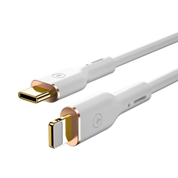 WIWU - WIWU USB-C till Lightning kabel 30W 1.2m YQ01 - Vit