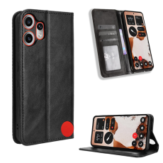 A-One Brand - Nothing CMF Phone 2 Pro Plånboksfodral Retro Kickstand - Svart