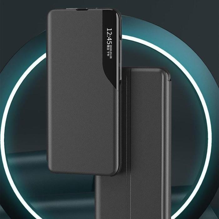 OEM - Galaxy A73 Fodral Eco Leather View - Blå