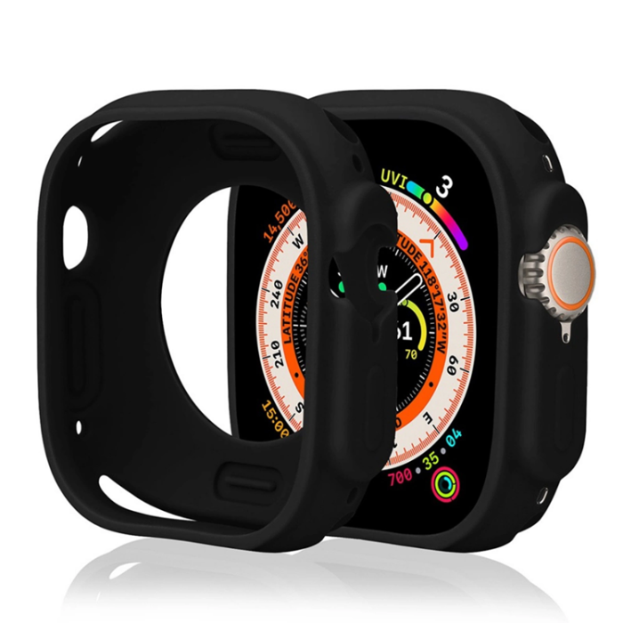A-One Brand - Apple Watch (44mm) Skal Silikon - Svart