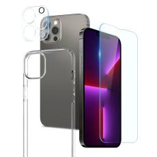 Boom of Sweden - [3-PACK] BOOM iPhone 14 Pro Max Skal Kameralinsskydd i Härdat glas Clear