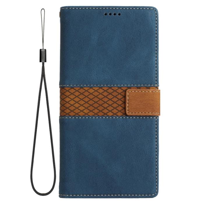 A-One Brand - Splicing Design Samsung Galaxy A33 5G Plånboksfodral - Blå