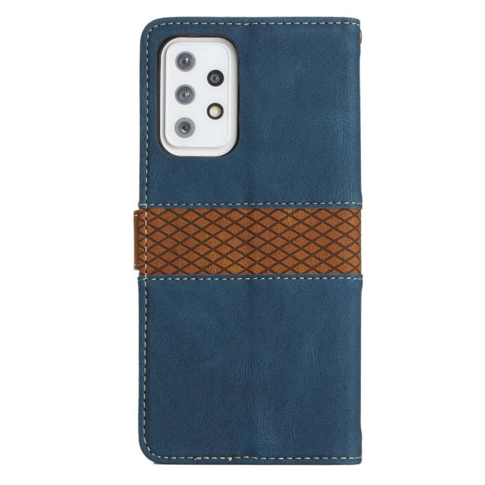 A-One Brand - Splicing Design Samsung Galaxy A33 5G Plånboksfodral - Blå