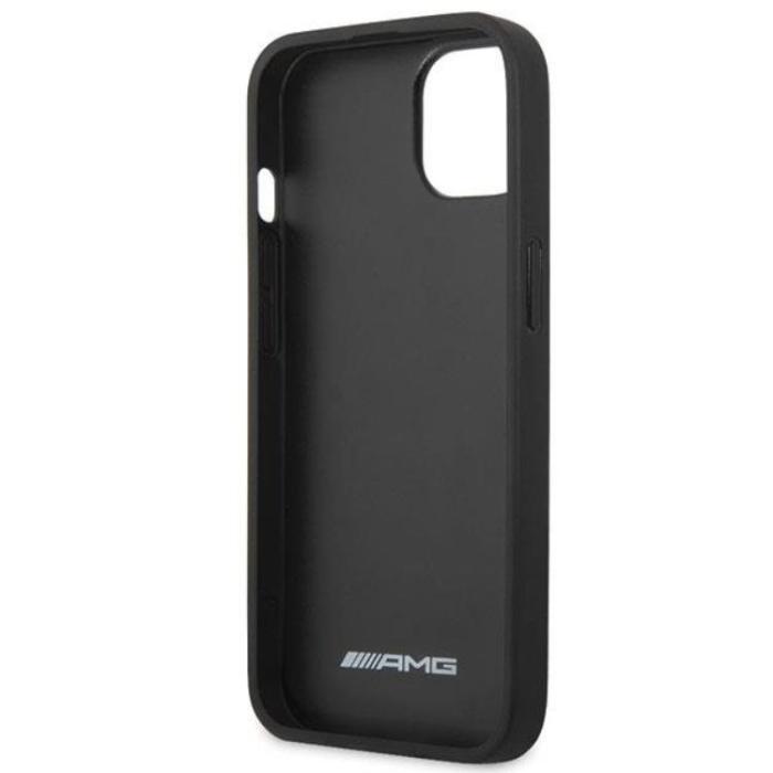 Mercedes - AMG iPhone 13 Mobilskal Magsafe Läder Curved Lines