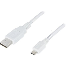 UTGATT1 - DELTACO Micro USB kabel 3 m Vit