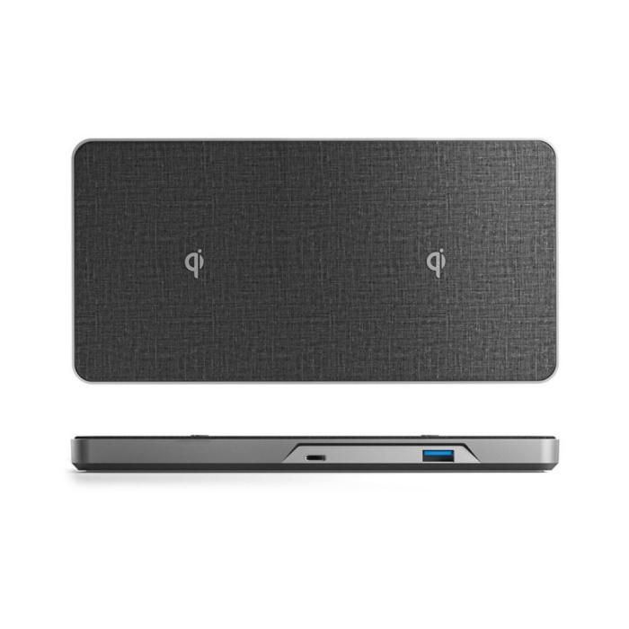 UTGATT1 - ALOGIC Ultra Power 3-i-1 Trådlös dubbel laddningsstation med USB-A utgång