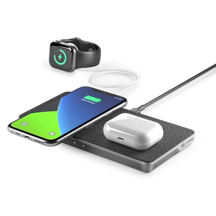 UTGATT1 - ALOGIC Ultra Power 3-i-1 Trådlös dubbel laddningsstation med USB-A utgång